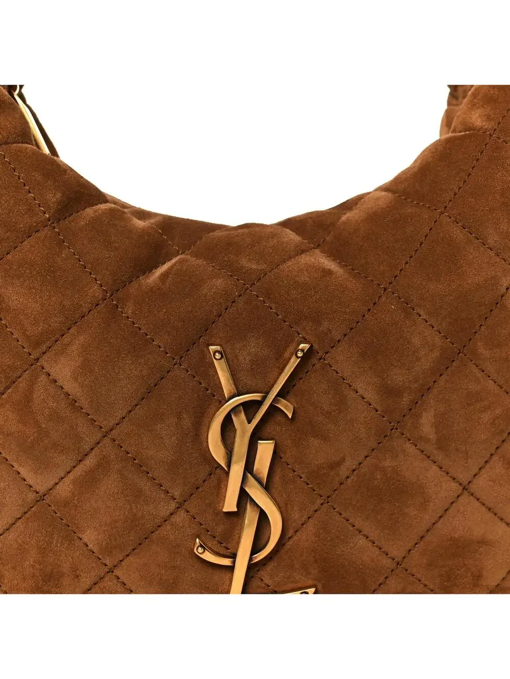 Saint Laurent Suede Quilted Icarino Bag #330096S31B